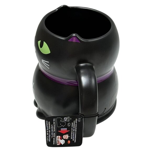 Tim Hortons Mug Black Cat Color Change 20 oz 202 NEW Canada - Picture 2 of 11